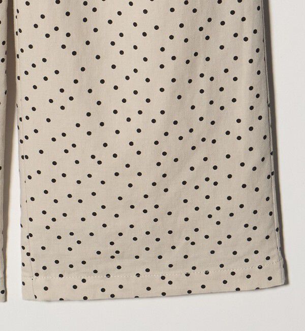 UNITED ARROWS green label relaxing「BREEZE LINEN ブリーズリネン ワイド パンツ オフホワイト ドット」|その他|