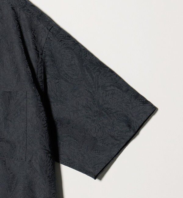 UNITED ARROWS green label relaxing「リネンライク ジャガード オープンカラー 半袖 シャツ」|シャツ・ブラウス|