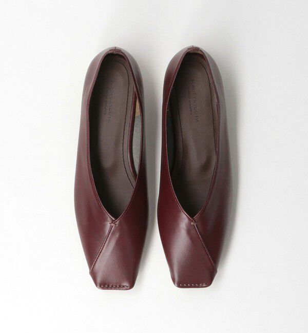 BEAUTY&YOUTH UNITED ARROWS「Vカットステッチ フラットシューズ」|バレエシューズ|