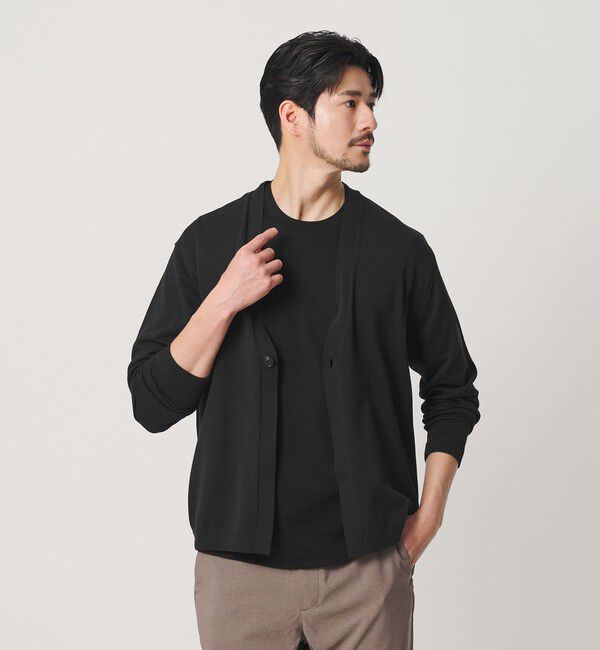 BEAUTY&YOUTH UNITED ARROWS「【WEB限定 WARDROBE SMART】KOUKIN ハイゲージ ニット カーディガン【抗菌・防臭】」|カーディガン|