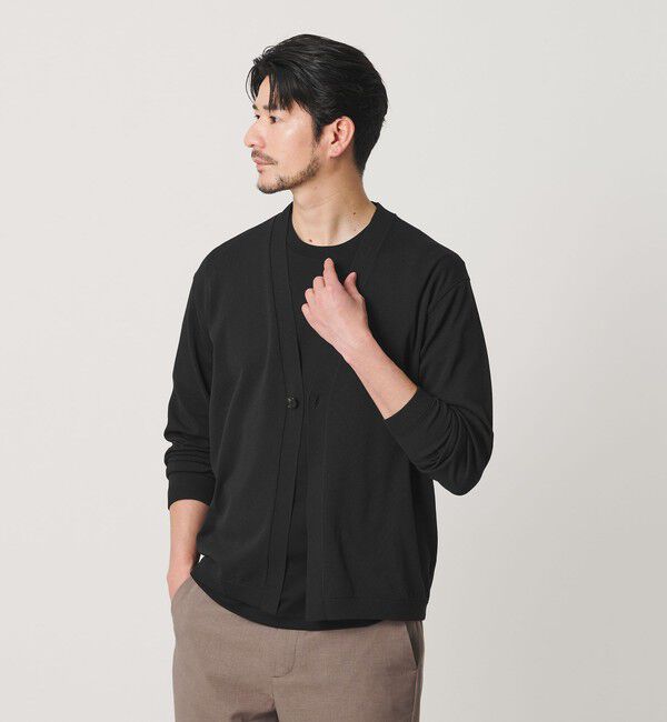 BEAUTY&YOUTH UNITED ARROWS「【WEB限定 WARDROBE SMART】KOUKIN ハイゲージ ニット カーディガン【抗菌・防臭】」|カーディガン|