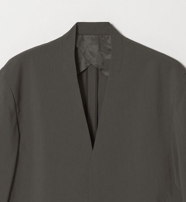 MONKEY TIME「RENU TROシリーズ ラペルレス ジャケット -セットアップ対応-」|テーラードジャケット|