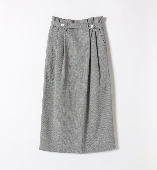 SHIPS any「SHIPS any: リネン ミックス 千鳥柄 ハイウエスト タイト スカート」|スカート|