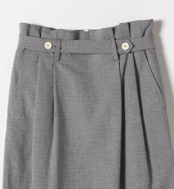 SHIPS any「SHIPS any: リネン ミックス 千鳥柄 ハイウエスト タイト スカート」|スカート|