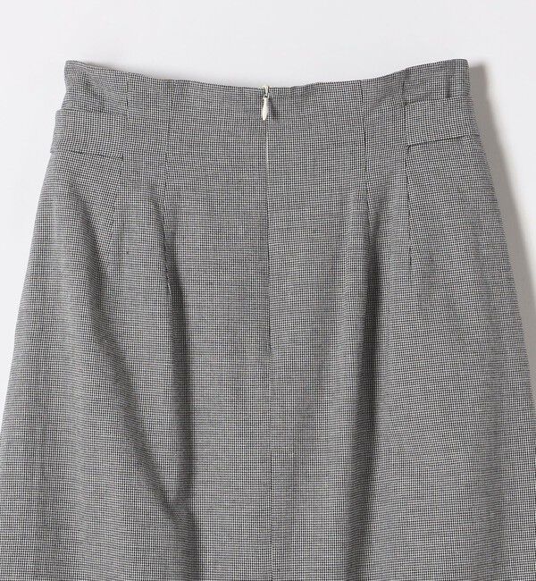 SHIPS any「SHIPS any: リネン ミックス 千鳥柄 ハイウエスト タイト スカート」|スカート|
