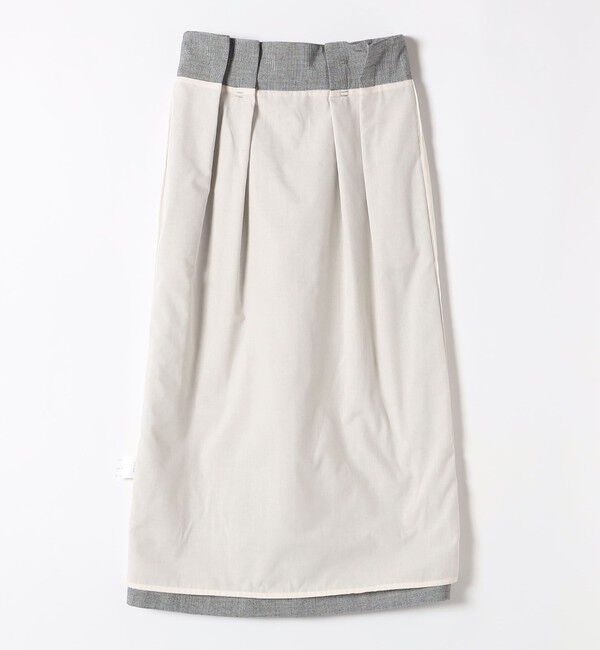 SHIPS any「SHIPS any: リネン ミックス 千鳥柄 ハイウエスト タイト スカート」|スカート|