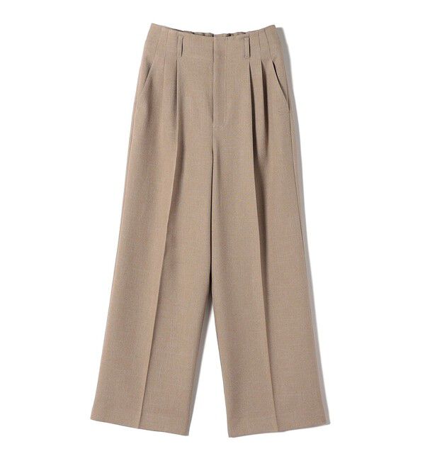 SHIPS for women「〈手洗い可能〉シャーク ツイード タック パンツ」|その他|