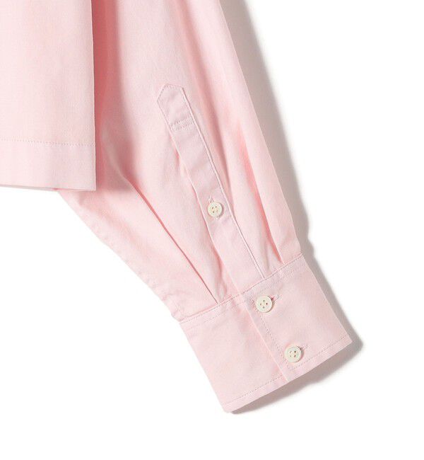 SHIPS for women「〈洗濯機可能〉ピン オックス 刺繍 クロップド シャツ」|シャツ・ブラウス|