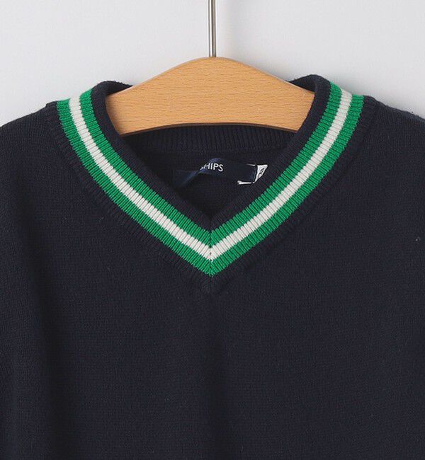 SHIPS KIDS「SHIPS KIDS:85～95cm / ニット ベスト」|ベスト・ジレ|