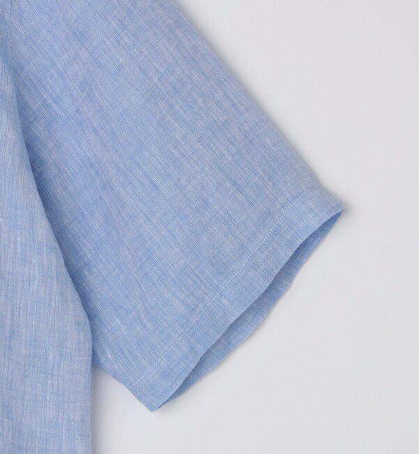 SHIPS Colors 「SHIPS Colors:リネン ボタンダウン ショートスリーブ シャツ」|シャツ・ブラウス|