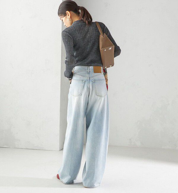 SHIPS for women「〈手洗い可能〉ランダム リブ ポロ ニット カーディガン」|カーディガン|