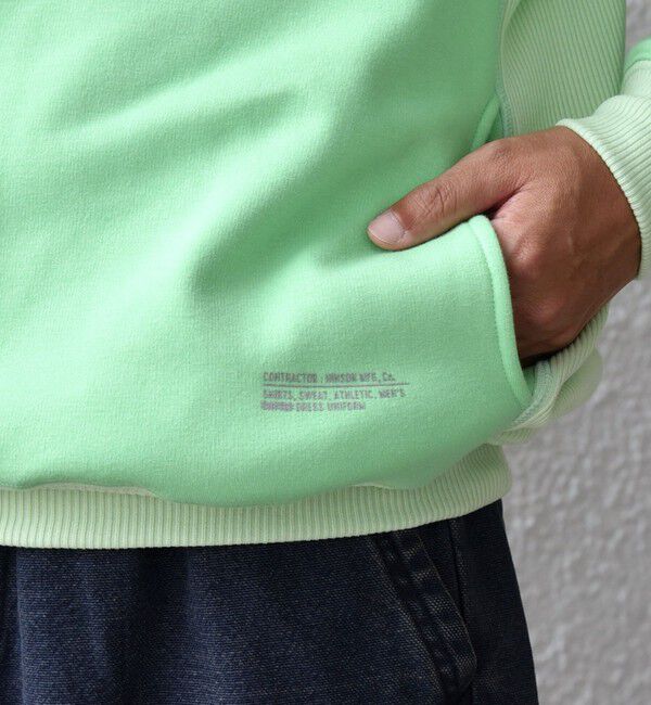 SHIPS any「【SHIPS any別注】HINSON: 裏起毛 フリース ワンポイント ラグラン スウェット◇」|スウェット・ジャージ|