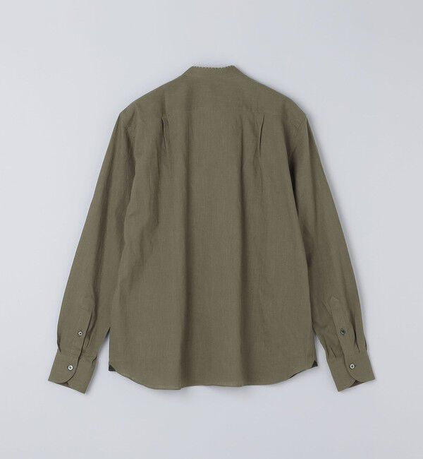 SHIPS「【SHIPS別注】Errico Formicola: エンブロイダリー リネン ソリッド シャツ」|シャツ・ブラウス|