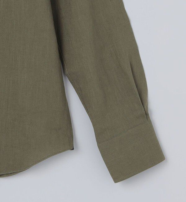 SHIPS「【SHIPS別注】Errico Formicola: エンブロイダリー リネン ソリッド シャツ」|シャツ・ブラウス|