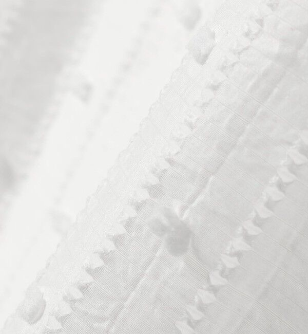 SHIPS any「《予約》SHIPS any:〈洗濯機可能〉ドット ジャカード タッセル スキッパー ブラウス」|シャツ・ブラウス|