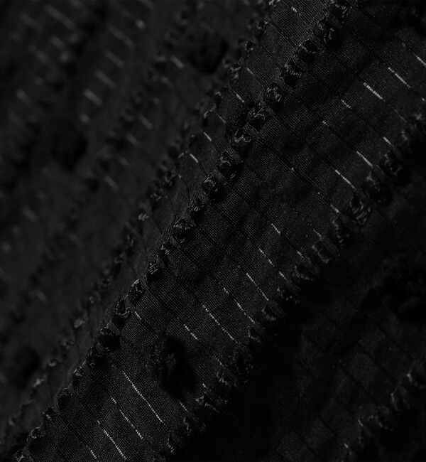 SHIPS any「《予約》SHIPS any:〈洗濯機可能〉ドット ジャカード タッセル スキッパー ブラウス」|シャツ・ブラウス|