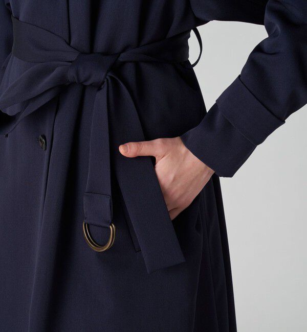 TOMORROWLAND collection「カバートクロス スタンドカラーコート」|トレンチコート|