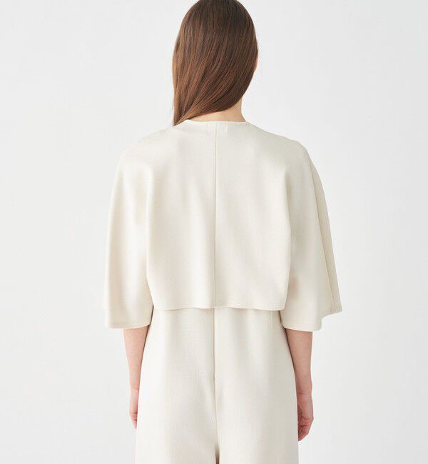 Ballsey「ミラノリブ ショートボレロ」|カーディガン|