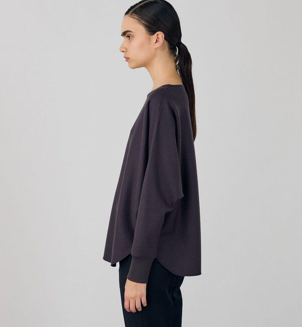 DES PRES「ニットコンビネーション ボートネックプルオーバー」|Tシャツ・カットソー|