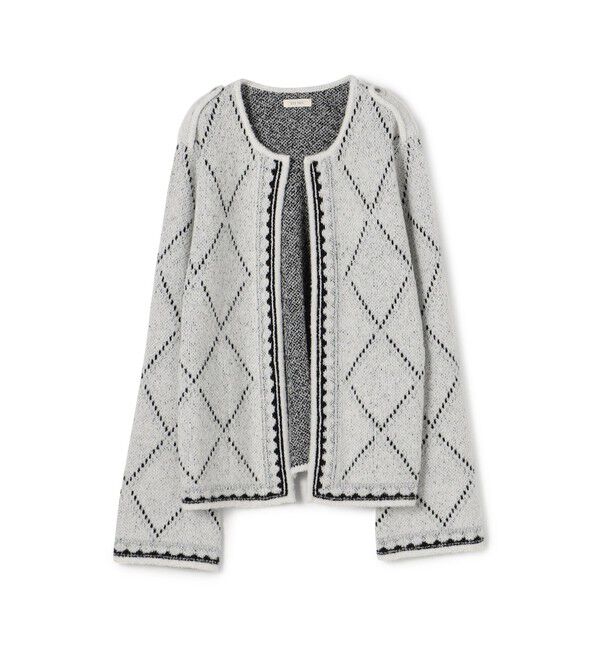 DES PRES「パイルステッチ ノーカラージャケット」|ノーカラージャケット|16 グレー系