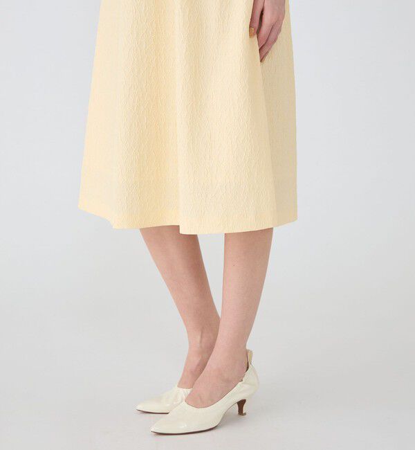 Ballsey「バブルジャカード パフスリーブワンピース」|ワンピース|