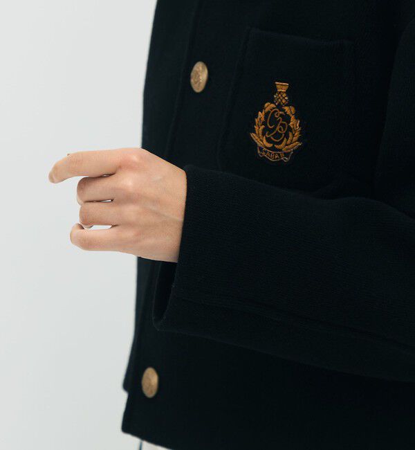 CABaN「WOOL KARSEY ショートジャケット」|ブルゾン・スタジャン|