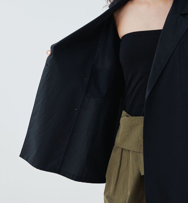 GALERIE VIE「コットンブロード セミダブルジャケット」|テーラードジャケット|