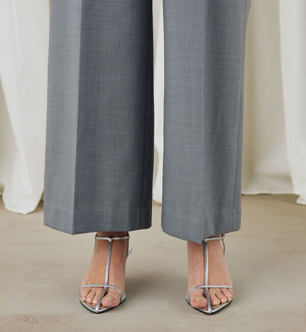 DES PRES「ポリエステルウールバラシャ テイラードサロペット」|オールインワン|