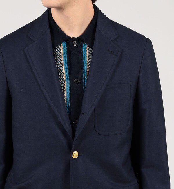 TOMORROWLAND MENS「ウールモヘアヤ シングルブレステッド 3Bジャケット」|テーラードジャケット|