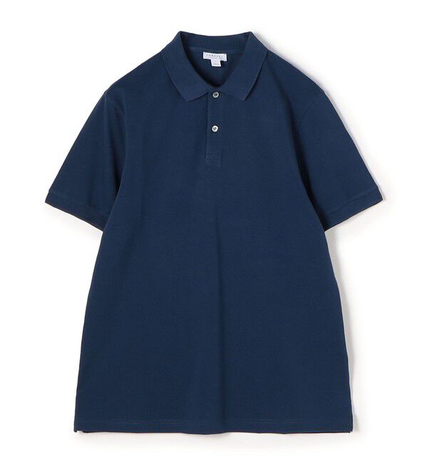 TOMORROWLAND BUYING WEAR「SUNSPELコットン ピケポロシャツ」|ポロシャツ|65 Ink Blue