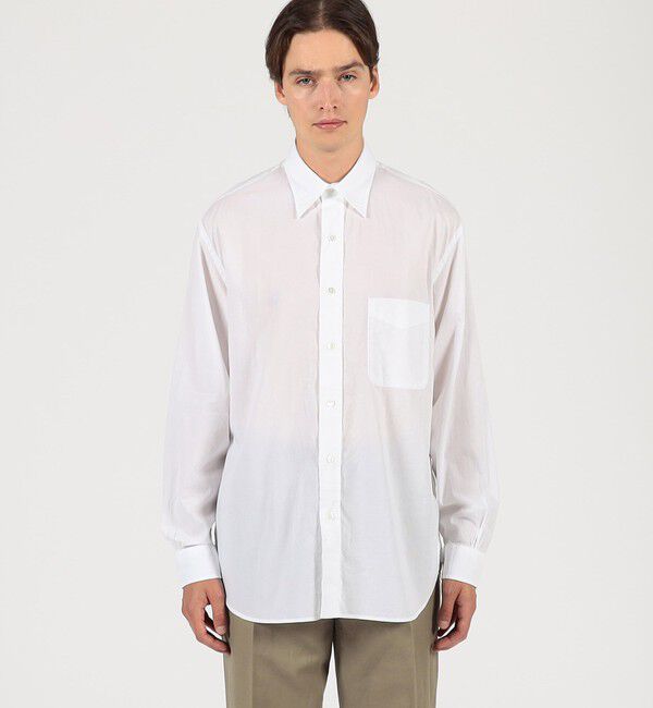 TOMORROWLAND MENS「コットン ローンポプリンシャツ ALBINI」|シャツ・ブラウス|