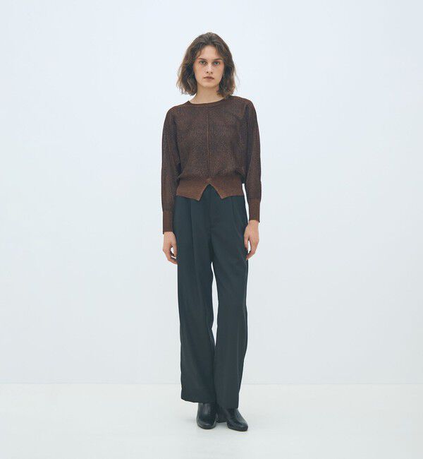 MACPHEE「ウールブレンドメッシュ イージータックパンツ」|その他|