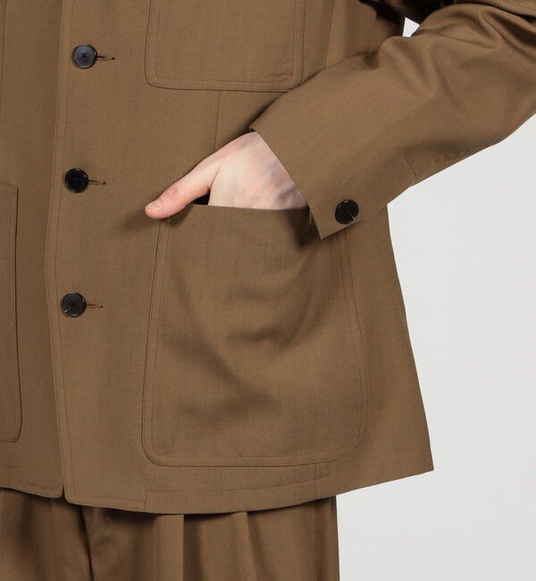 TOMORROWLAND MENS「SUPER120&rsquo;Sウール シングルブレステッド 4Bバルカラージャケット」|テーラードジャケット|