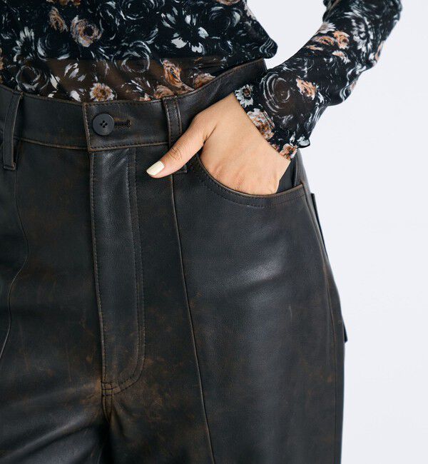 Edition「クラッシュレザーパンツ」|その他|