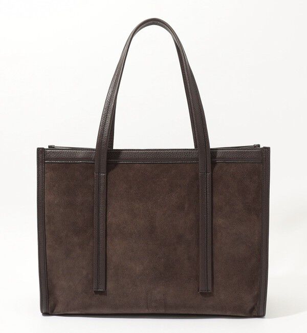 TOMORROWLAND GOODS「TOMORROWLAND シュリンクレザー&times;スウェードコンビ トートバッグ」|トートバッグ|