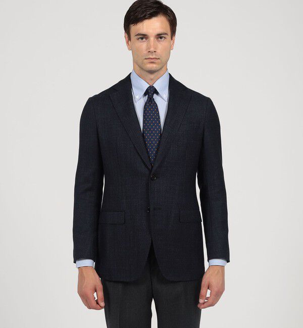 TOMORROWLAND MENS「ウールシルク シングルブレステッド 2Bジャケット SILK AIR LORO PIANA」|テーラードジャケット|