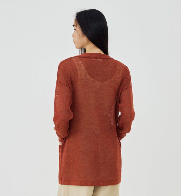 GALERIE VIE「リネンコード Vネックカーディガン」|カーディガン|