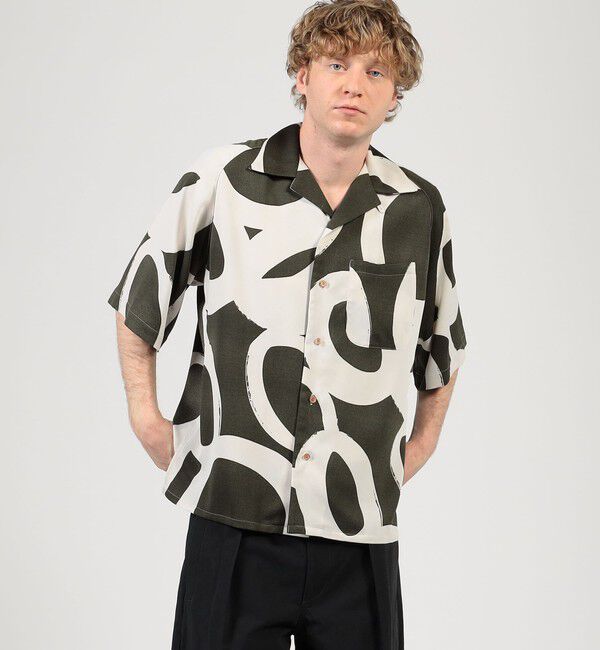 TOMORROWLAND BUYING WEAR「【別注】m's braque ポリエステル オープンカラー ハーフスリーブシャツ」|シャツ・ブラウス|