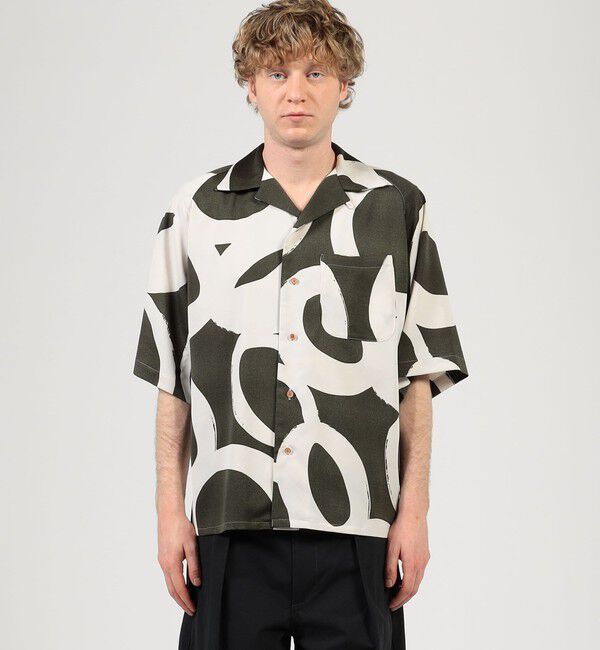 TOMORROWLAND BUYING WEAR「【別注】m's braque ポリエステル オープンカラー ハーフスリーブシャツ」|シャツ・ブラウス|