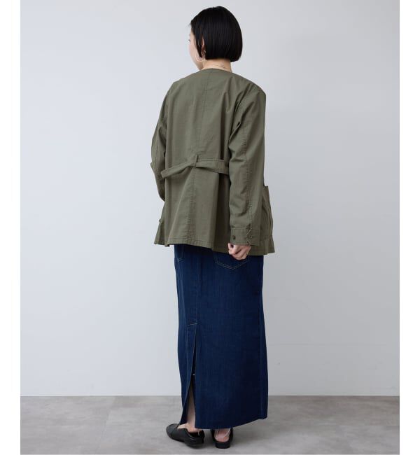 SLOBE IENA「《追加》ノーカラーサファリブルゾン」|その他|