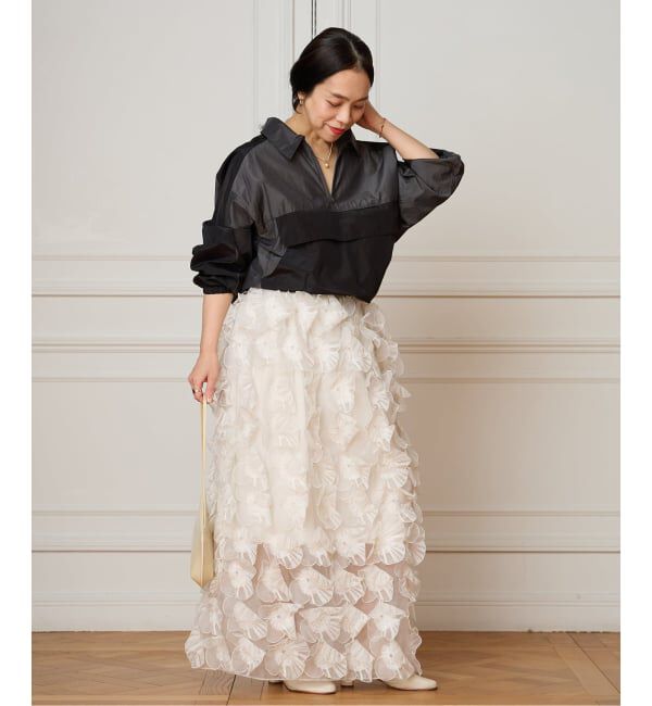 IENA LA BOUCLE「《洗濯機洗い可》IENA LA BOUCLE ハーフジッププルオーバー」|その他|