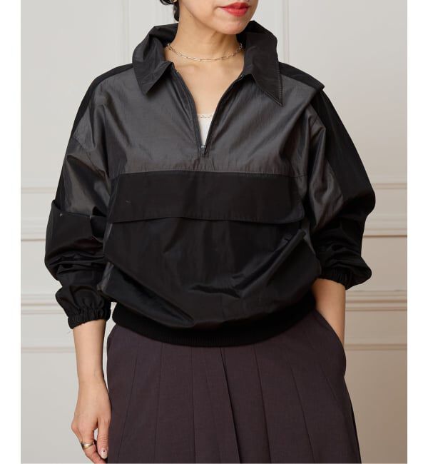 IENA LA BOUCLE「《洗濯機洗い可》IENA LA BOUCLE ハーフジッププルオーバー」|その他|