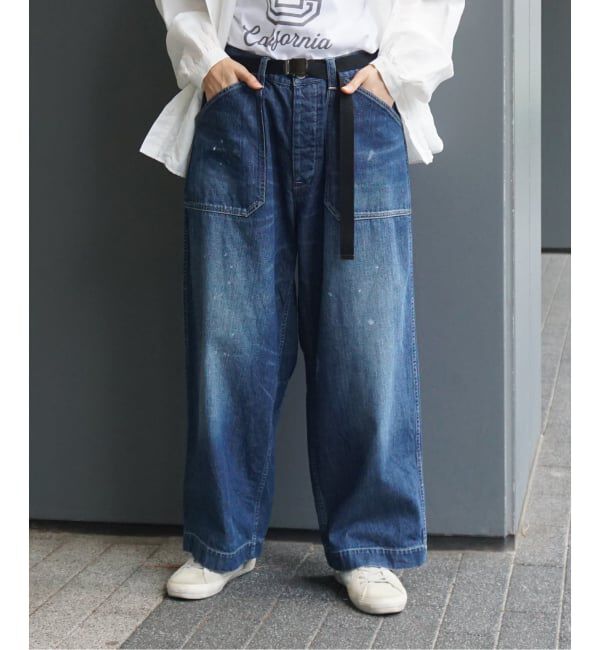 journal standard luxe「10OZワークパンツ」|デニム|ネイビー