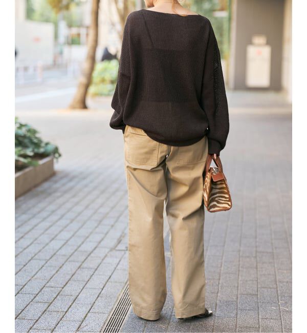 Spick and Span「コットンリネンギマリンクスルーズプルオーバー」|ニット・セーター|