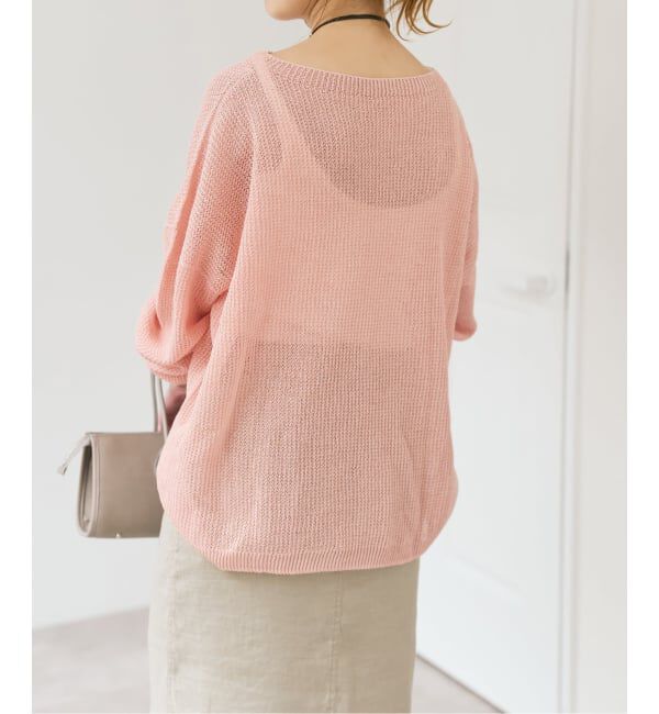 Spick and Span「コットンリネンギマリンクスルーズプルオーバー」|ニット・セーター|