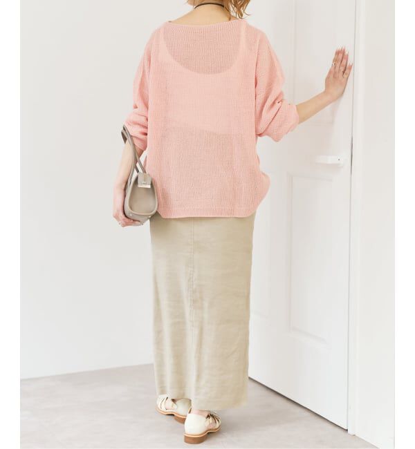 Spick and Span「コットンリネンギマリンクスルーズプルオーバー」|ニット・セーター|