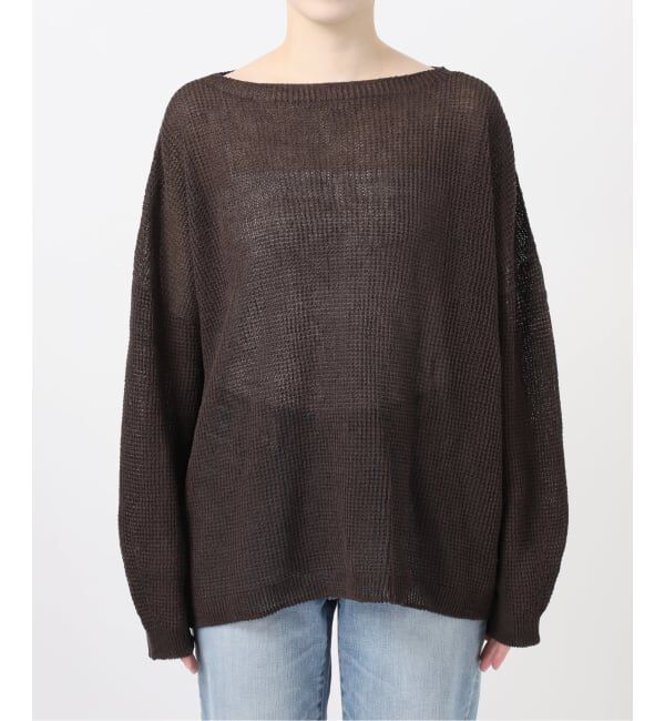 Spick and Span「コットンリネンギマリンクスルーズプルオーバー」|ニット・セーター|