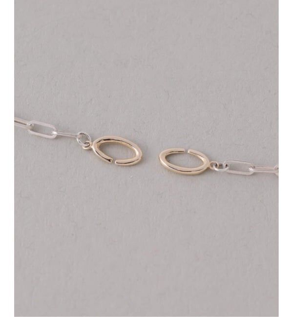 Spick and Span「【SAMH by LILAS】 デタッチャブルCスライドネックレス K10*SV」|ネックレス|