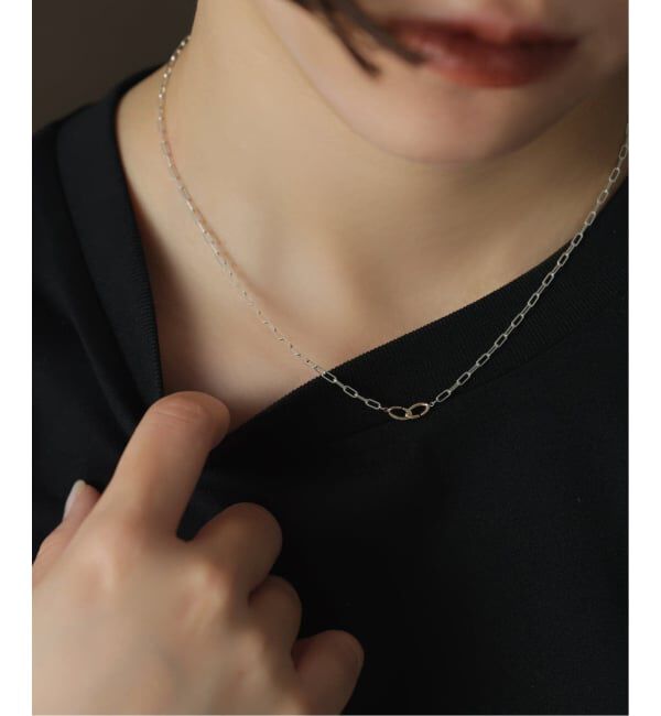 Spick and Span「【SAMH by LILAS】 デタッチャブルCスライドネックレス K10*SV」|ネックレス|