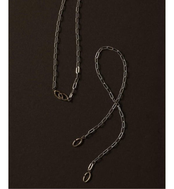 Spick and Span「【SAMH by LILAS】 デタッチャブルCスライドネックレス K10*SV」|ネックレス|